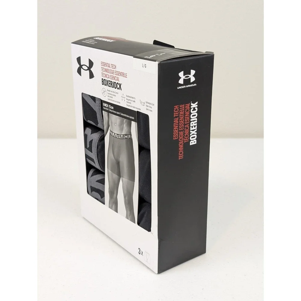 Under Armour Essential Tech Boxerjock 3 Pack 6